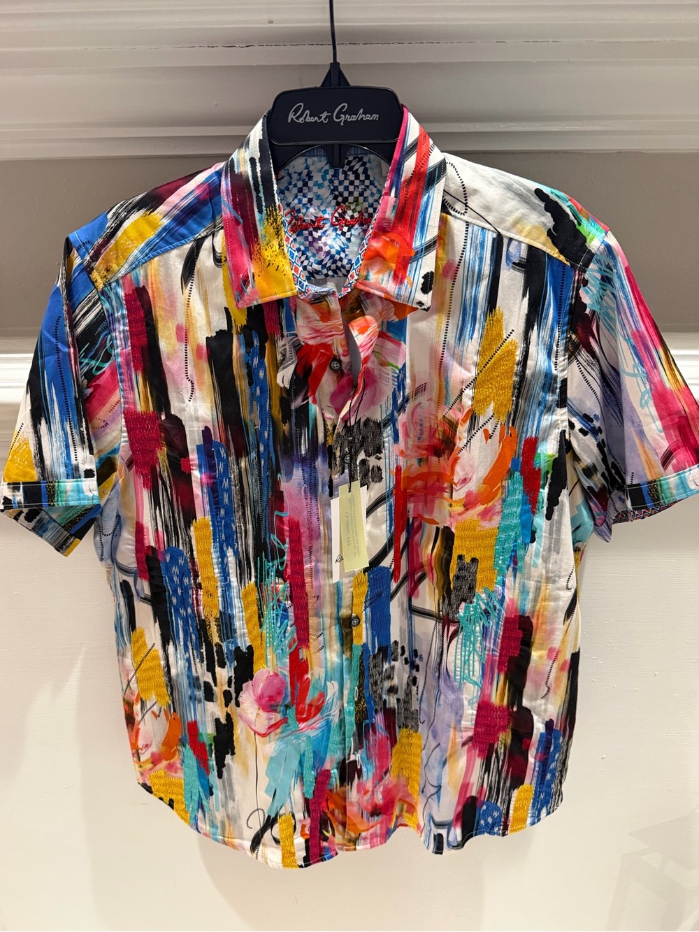 Robert Graham “MPH” Short Sleeve Button Down Shirt